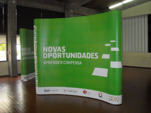 Expositores e Bandeiras